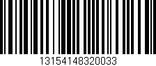 Código de barras (EAN, GTIN, SKU, ISBN): '13154148320033'