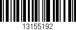 Código de barras (EAN, GTIN, SKU, ISBN): '13155192'