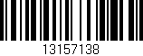 Código de barras (EAN, GTIN, SKU, ISBN): '13157138'