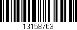 Código de barras (EAN, GTIN, SKU, ISBN): '13158763'