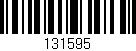Código de barras (EAN, GTIN, SKU, ISBN): '131595'