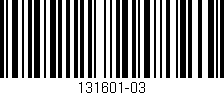 Código de barras (EAN, GTIN, SKU, ISBN): '131601-03'