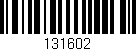 Código de barras (EAN, GTIN, SKU, ISBN): '131602'