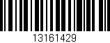 Código de barras (EAN, GTIN, SKU, ISBN): '13161429'