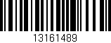 Código de barras (EAN, GTIN, SKU, ISBN): '13161489'