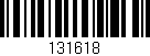 Código de barras (EAN, GTIN, SKU, ISBN): '131618'