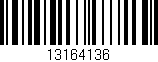 Código de barras (EAN, GTIN, SKU, ISBN): '13164136'