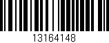 Código de barras (EAN, GTIN, SKU, ISBN): '13164148'