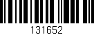 Código de barras (EAN, GTIN, SKU, ISBN): '131652'