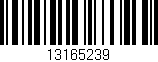 Código de barras (EAN, GTIN, SKU, ISBN): '13165239'