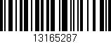 Código de barras (EAN, GTIN, SKU, ISBN): '13165287'