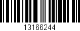 Código de barras (EAN, GTIN, SKU, ISBN): '13166244'