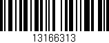 Código de barras (EAN, GTIN, SKU, ISBN): '13166313'