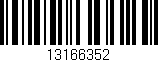Código de barras (EAN, GTIN, SKU, ISBN): '13166352'