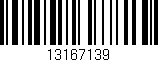 Código de barras (EAN, GTIN, SKU, ISBN): '13167139'