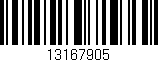 Código de barras (EAN, GTIN, SKU, ISBN): '13167905'