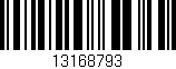 Código de barras (EAN, GTIN, SKU, ISBN): '13168793'