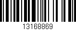 Código de barras (EAN, GTIN, SKU, ISBN): '13168869'