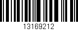 Código de barras (EAN, GTIN, SKU, ISBN): '13169212'