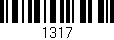Código de barras (EAN, GTIN, SKU, ISBN): '1317'