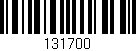 Código de barras (EAN, GTIN, SKU, ISBN): '131700'