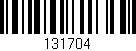 Código de barras (EAN, GTIN, SKU, ISBN): '131704'