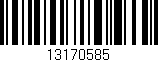 Código de barras (EAN, GTIN, SKU, ISBN): '13170585'