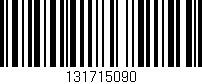 Código de barras (EAN, GTIN, SKU, ISBN): '131715090'