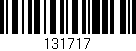 Código de barras (EAN, GTIN, SKU, ISBN): '131717'