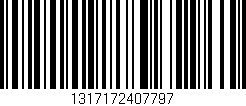 Código de barras (EAN, GTIN, SKU, ISBN): '1317172407797'