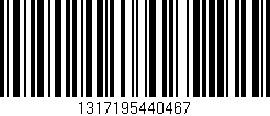 Código de barras (EAN, GTIN, SKU, ISBN): '1317195440467'