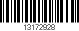 Código de barras (EAN, GTIN, SKU, ISBN): '13172928'