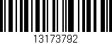 Código de barras (EAN, GTIN, SKU, ISBN): '13173792'