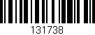 Código de barras (EAN, GTIN, SKU, ISBN): '131738'