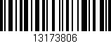 Código de barras (EAN, GTIN, SKU, ISBN): '13173806'