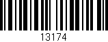 Código de barras (EAN, GTIN, SKU, ISBN): '13174'