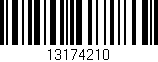 Código de barras (EAN, GTIN, SKU, ISBN): '13174210'