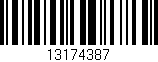Código de barras (EAN, GTIN, SKU, ISBN): '13174387'