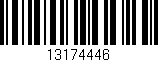Código de barras (EAN, GTIN, SKU, ISBN): '13174446'