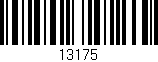 Código de barras (EAN, GTIN, SKU, ISBN): '13175'