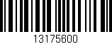 Código de barras (EAN, GTIN, SKU, ISBN): '13175600'
