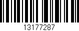 Código de barras (EAN, GTIN, SKU, ISBN): '13177287'