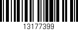 Código de barras (EAN, GTIN, SKU, ISBN): '13177399'