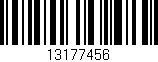 Código de barras (EAN, GTIN, SKU, ISBN): '13177456'