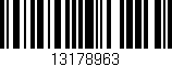 Código de barras (EAN, GTIN, SKU, ISBN): '13178963'