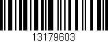 Código de barras (EAN, GTIN, SKU, ISBN): '13179603'
