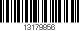 Código de barras (EAN, GTIN, SKU, ISBN): '13179856'