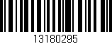 Código de barras (EAN, GTIN, SKU, ISBN): '13180295'