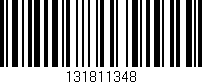 Código de barras (EAN, GTIN, SKU, ISBN): '131811348'