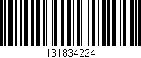 Código de barras (EAN, GTIN, SKU, ISBN): '131834224'
